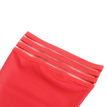 Панчохи еластичні Star Night з імітацією шкіри, червоні, XS-M