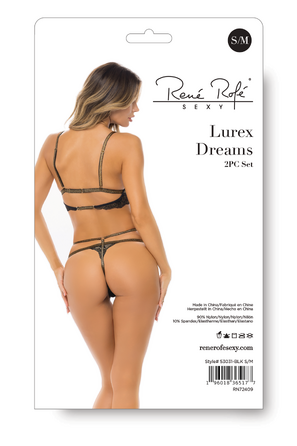 Комплект белья LUREX DREAMS 2PC SET BLACK, S/M