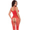 Комбінезон ALL HEART CROTCHLESS BODYSTOCK RED, OS