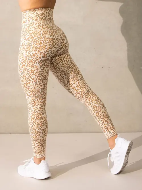 Леггинсы Ryderwear Empower High Waisted Leggings - Vanilla Leopard