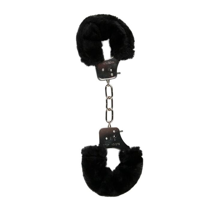 Наручники EASYTOYS Furry Handcuffs - Black