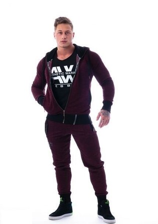 Спортивна кофта NEBBIA AW Bordeaux 109