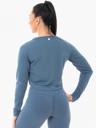 Кофта Ryderwear Staples Cropped Sweater Blue