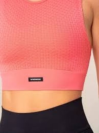 Майка Ryderwear Honeycomb Seamless Tank - Coral Pink