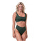 ТОП Nebbia MIAMI SPORTY BIKINI - BRALETTE DARK GREEN 554