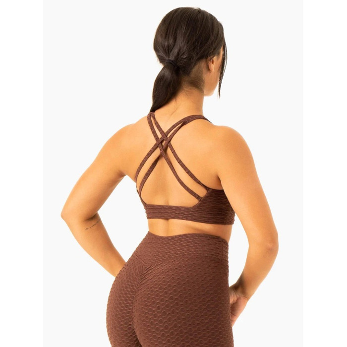 Топ Optic V-Neck Sports Bra - Chocolate