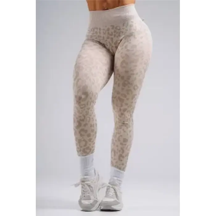 Легінси Nebbia Push-Up Compression Leopard Leggings PRIMAL Cream Leopard 849