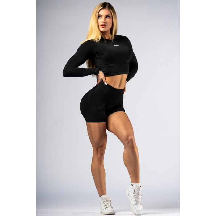 Шорты Nebbia High-Waist Push-Up Shorts POWER Black 893