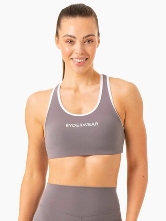 Топ Frequency High Impact Sports Bra - Smoke Grey