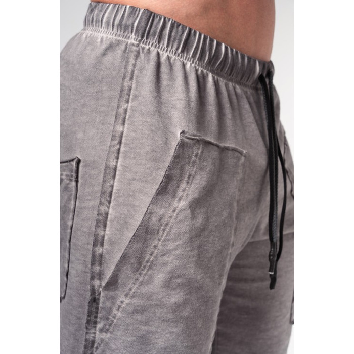 Штани Nebbia Washed-off Gym Sweatpants NO SHORTCUTS Light Grey 372