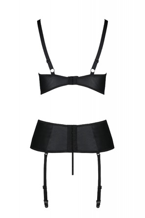 Корсет с открытым бюстом JANNIES CORSET black S/M - Passion