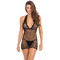 Сукня TAKE ME FISHNET MINI DRESS BLACK, OS