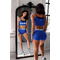 Шорти Nebbia High Waisted Legging Shorts Glute Pump Blue 240