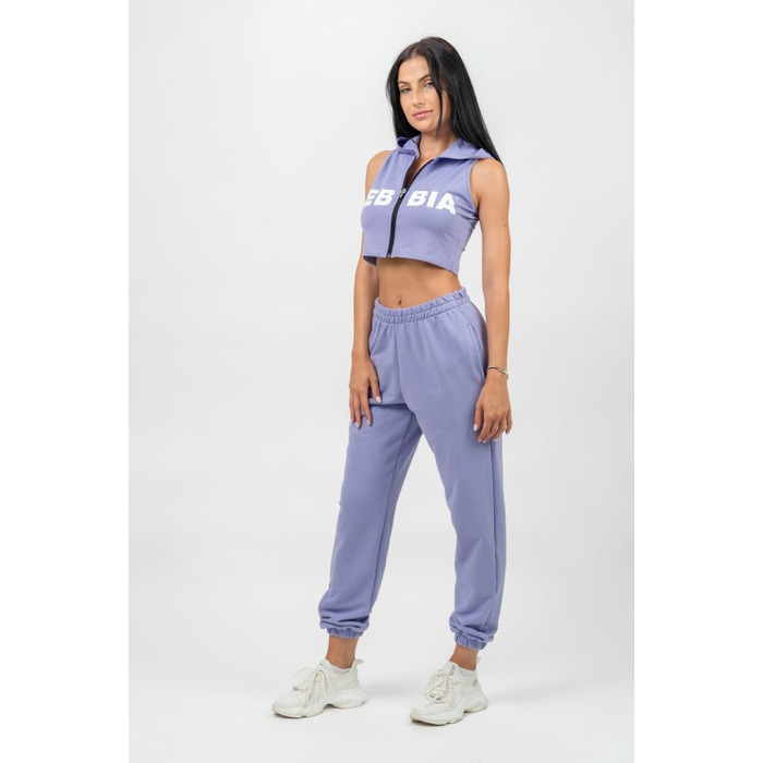 Штани Nebbia Oversized Joggers With Pockets Gym Time Light Purple 281