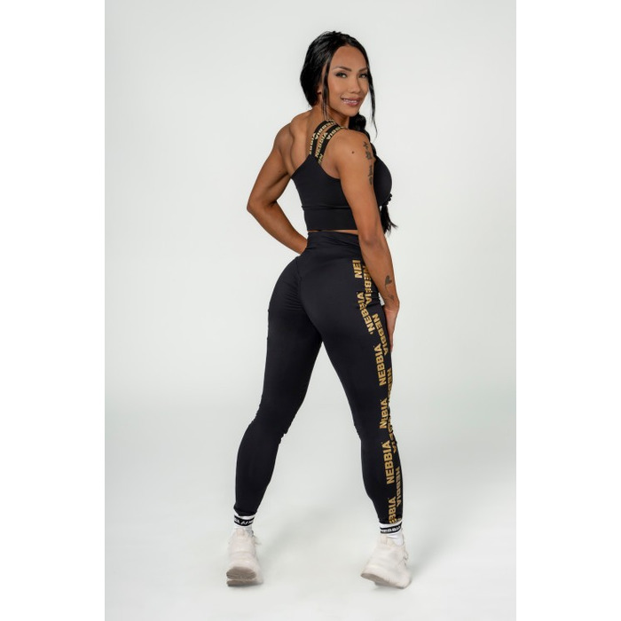 Топ Nebbia Women's High Support Sports Bra INTENSE Asymmetric Gold 841