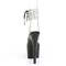 Босоніжки Pleaser Adore-791-2RS *7 дюймів на підборах, 2 3/4 дюйма з манжетою на щиколотці PF з RS, прозорі/чорні