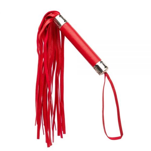 F61424 Плетка из экокожи FLOGGER RED