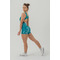 Топ Nebbia Crop tank top ROUGH GIRL Green 617