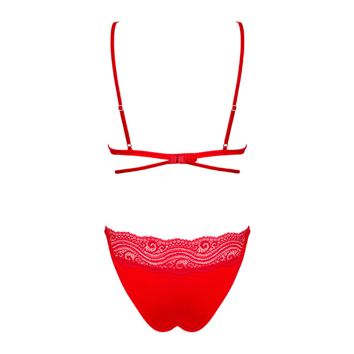 Сексуальный комплект Obsessive Diyosa set 2-pcs red XS/S