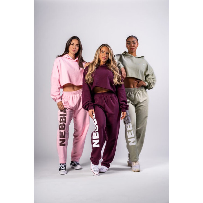 Штани Nebbia Loose-Fit Baggy Pants BOYFRIEND STYLE Dark Red 432