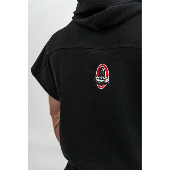 Безрукавка Nebbia Hooded T-shirt Gym Rag top CHAMPION Black 706