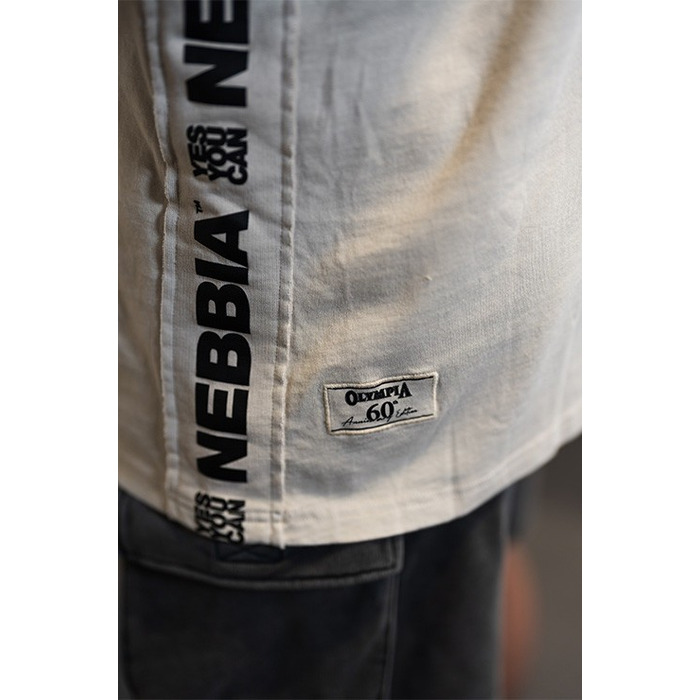 Футболка Nebbia Washed Oversized T-Shirt GOLDEN AGE Light Grey 790