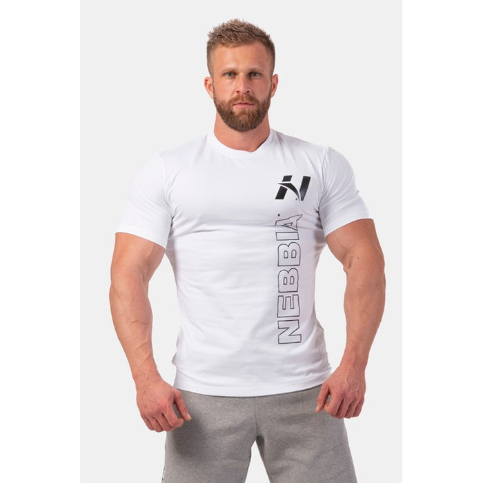 ФУТБОЛКА VERTICAL LOGO NEBBIA T-SHIRT WHITE 293