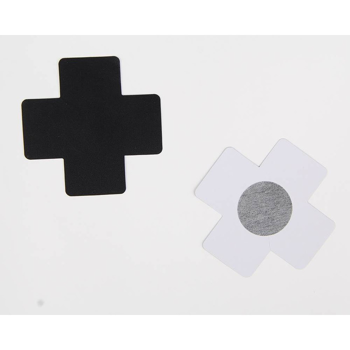 Пестисы на соски в виде крестиков Star Night, черный