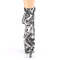 Чоботи Pleaser Adore-1020DP *7-дюймовий каблук, 2 3/4-дюймові черевики на шнурівці зпереду, блискавка збоку, білі/чорні