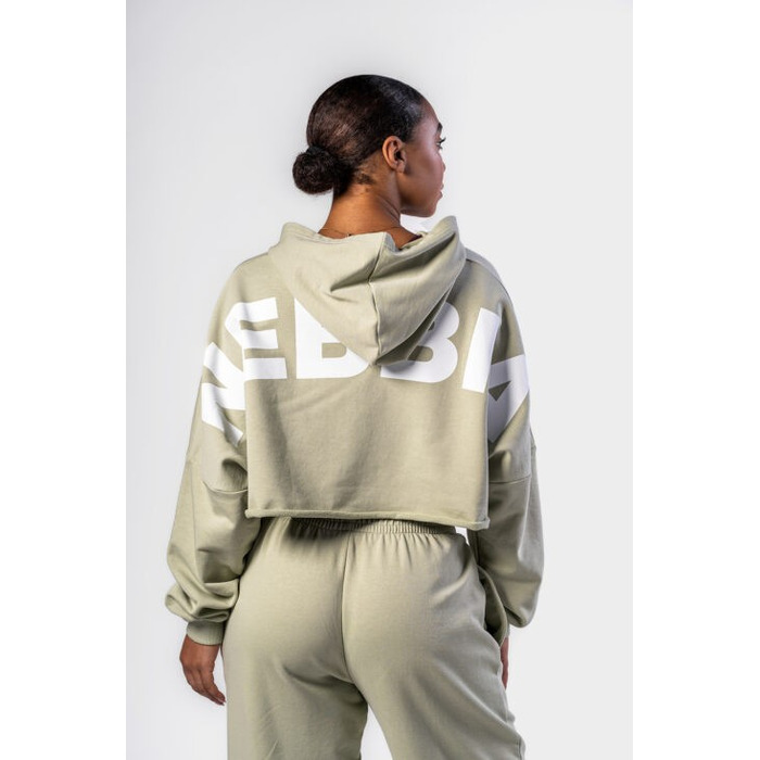 Худі Nebbia Oversized Hoodie OWN YOUR POWER Light Green 433