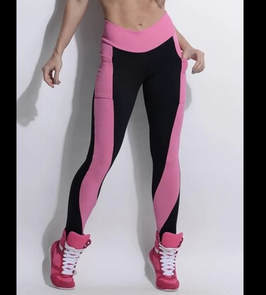 Легінси Superhot Black/Pink CAL1423