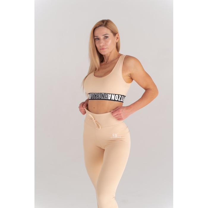 ЛЕГИНСЫ BEIGE LEGGINGS LACE ON FRONT