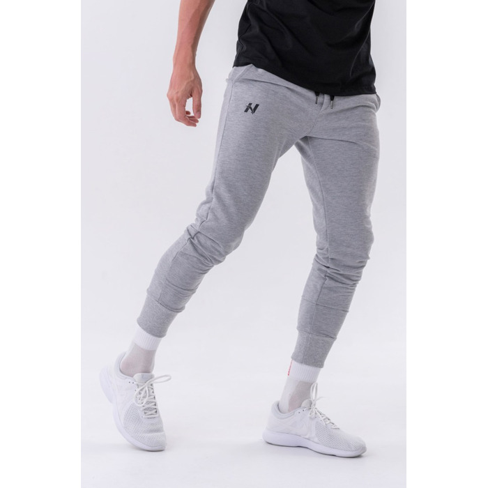 Штани Slim sweatpants with side pockets 'Reset” 321 Light Grey