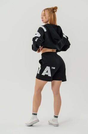 Шорти Nebbia Cotton gym shorts 6'' MUSCLE MOMMY Black 624