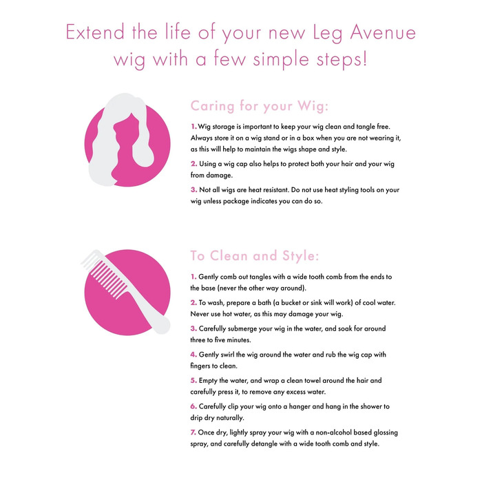 Перука яскраво руда з ефектом омбре Leg Avenue Ombre, розмір O/S, довжина 60 см