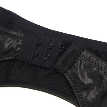 Черные эластичные трусики Star Night и пояс для чулок с высокой талией