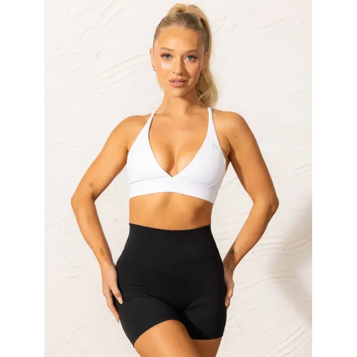 Топ Ryderwear NKD Low Neck Sports Bra - White