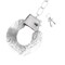 Наручники Love Cuffs Crushious металеві, з білим хутром