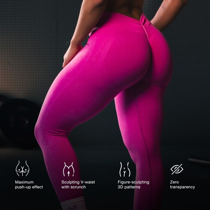 Легінси Nebbia High Waisted Push-Up Leggings TOTALLY SEAMLESS Brown 303