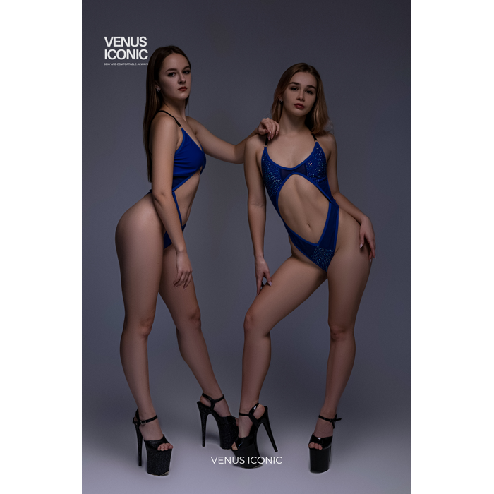 Боді Venus Iconic NAKED EDEN зі стразами для сцени та фотосесій