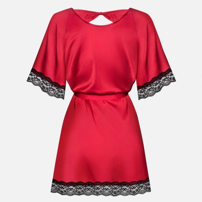Халат Obsessive Sensuelia-Sensuelia szlafrok czerwony S/M