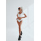 Купальні трусики Fitzona WHITE SWIMSUIT PANTS WITH BLACK  DETAIL