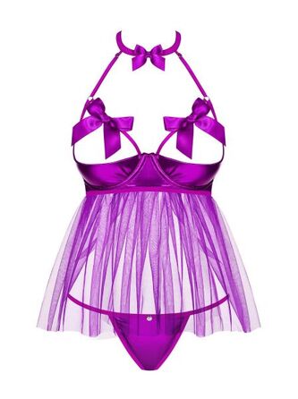 Бебідолл Obsessive Delishya babydoll purple S / M