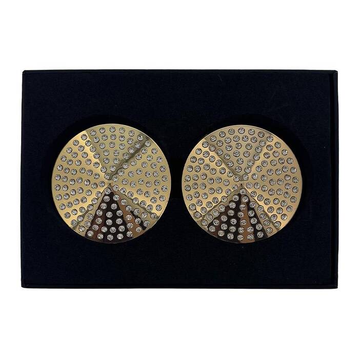 Пестиси на соски Guilty Pleasure Noir Taille, золоті