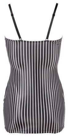 Костюм секретарки у смужку Cottelli Collection з 2 предметів, чорно-білий, М