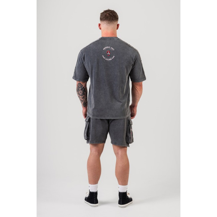 Футболка Nebbia Washed Oversized T-Shirt GOLDEN AGE Black 790