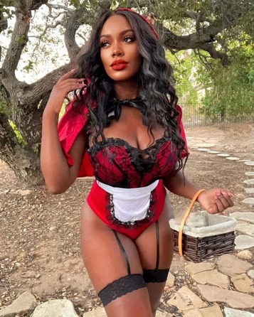 Костюм Червоної Шапочки Leg Avenue, M, 3 предмети, червоний