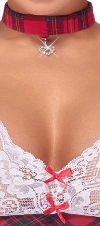 Костюм в клеточку Cottelli,Школьница, для ролевых игр, M