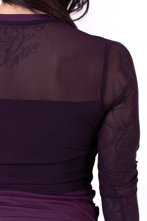 Лонгслів Nebbia Flash-Mesh Long Sleeve Shirt 664 Bordo Bordeaux