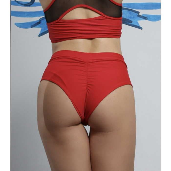 Шорти із складкою Червоні